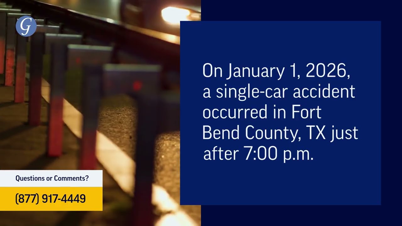 Alisha Jones Injured in Single-Car Accident on FM 1875 in Fort Bend County, TX