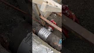 16 inch water main tap prep #shorts #water #main #construction