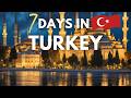 How to Spend 7 Days in TURKEY 🇹🇷 Travel Itinerary