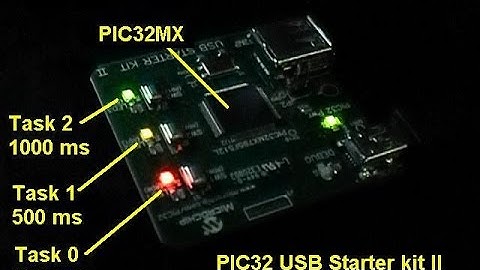 PIC32 FreeRTOS The First Task: Blink LED - step-to-step
