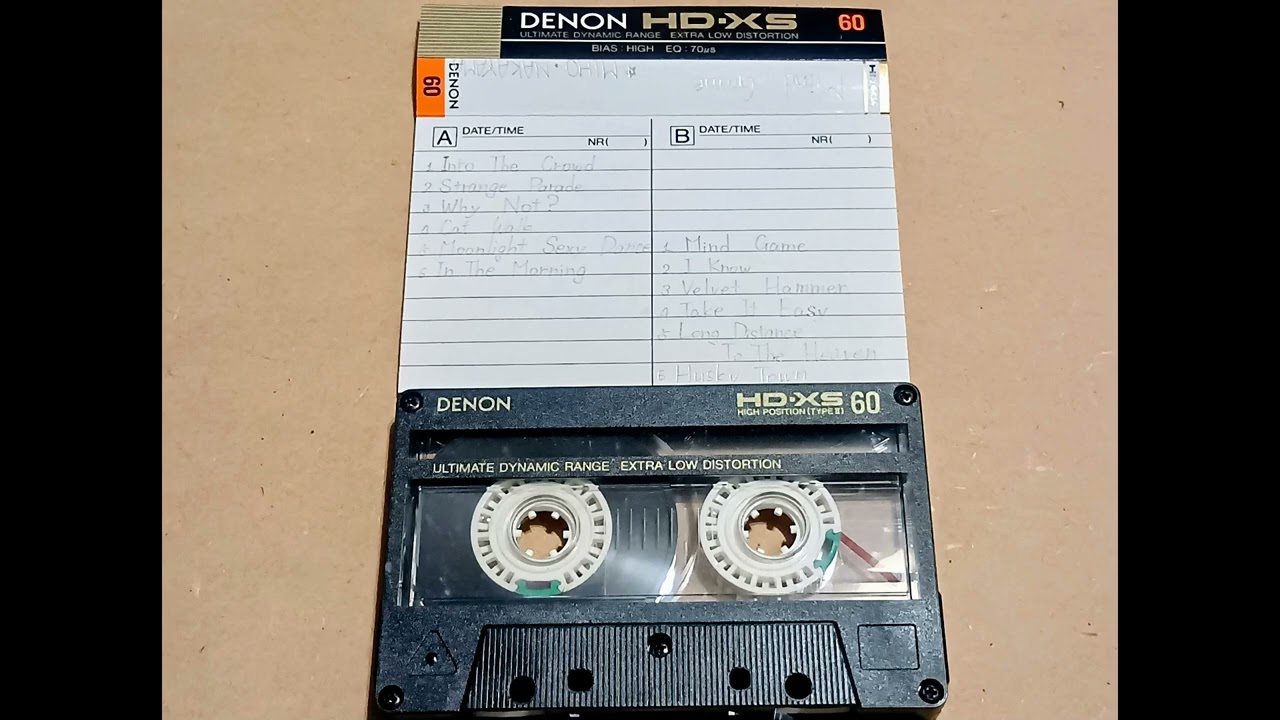 カセット音源 DENON HD XS60 AB面 1988年（昭和63）07月 中山美穂さん