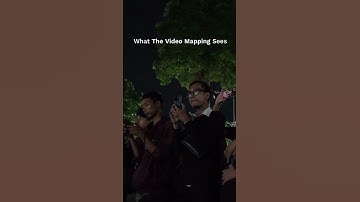 What The Audience See VS What the Video Mapping See