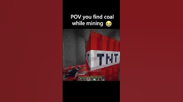 POV: You find coal when mining... ☠️