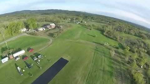 EFLITE OPTERRA 2.3 Meter Wing Surveying Our New NCFT Geotextile Runway!!  ***GOPRO4 Session HD