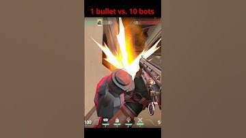1 Bullet vs 10 bots | bucky (right-click) #valorant #statisfying  #contentcreator #streamer #gaming