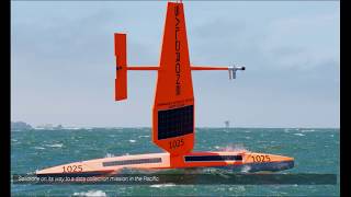 Saildrone sailing around Antarctica with tracking and Argo drones
