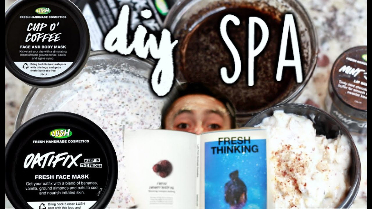 DIY Natural Lush Masks and Spa Bath