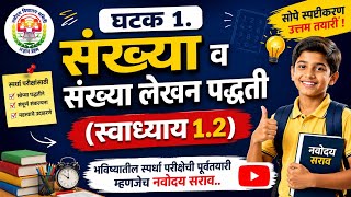नवोदय स्वाध्याय 1.2|घटक 1-संख्या व संख्या लेखन| Navoday Swadhyay 1.2#education#motivation #navodaya
