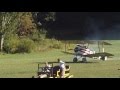 Vintage Sopwith Camel "crashes" on takeoff at Old Rhinebeck airshow