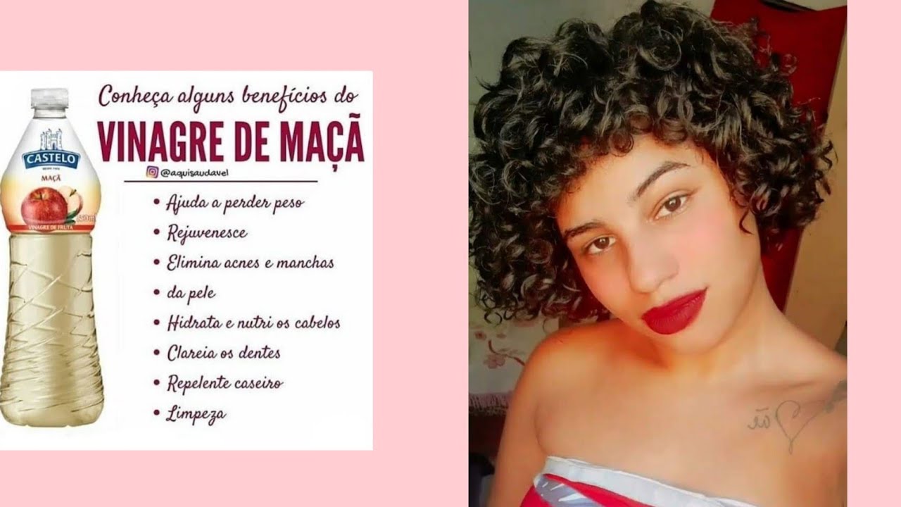 HIDRATAÇÃO CASEIRA COM VINAGRE DE MAÇÃ 🍎 - YouTube