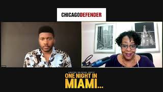 Actor, Eli Goree on playing the Iconic Cassius Clay in the film One Night in Miami.