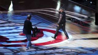 Young Jeezy Performs 'Put On' During Halftime Of Atlanta Hawks Game