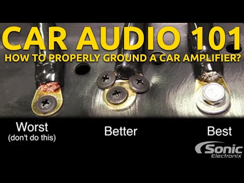 How to Properly Ground a Car Amplifier | Good & Bad Examples