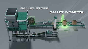Robot Palletizer in Action | Automatic Bagging & Packaging Line | Industrial Automation 2025