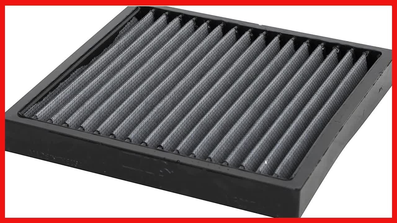 K&N Cabin Air Filter Premium, Washable, Clean Airflow to your Cabin
