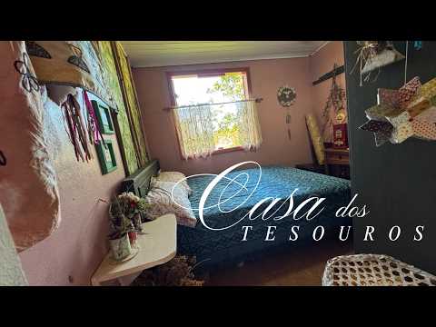 Here I keep crochet and patchwork in my little house, Picumã.