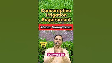 Concept-288 |  | Irrigation Engineering By Dushyant Sir #sasuti