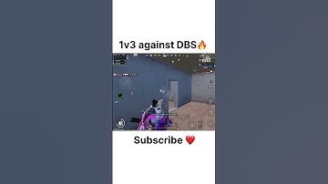 1v3 against DBS #gaming #pubgmobile #bgmi #viral #shortvideo #viralshorts