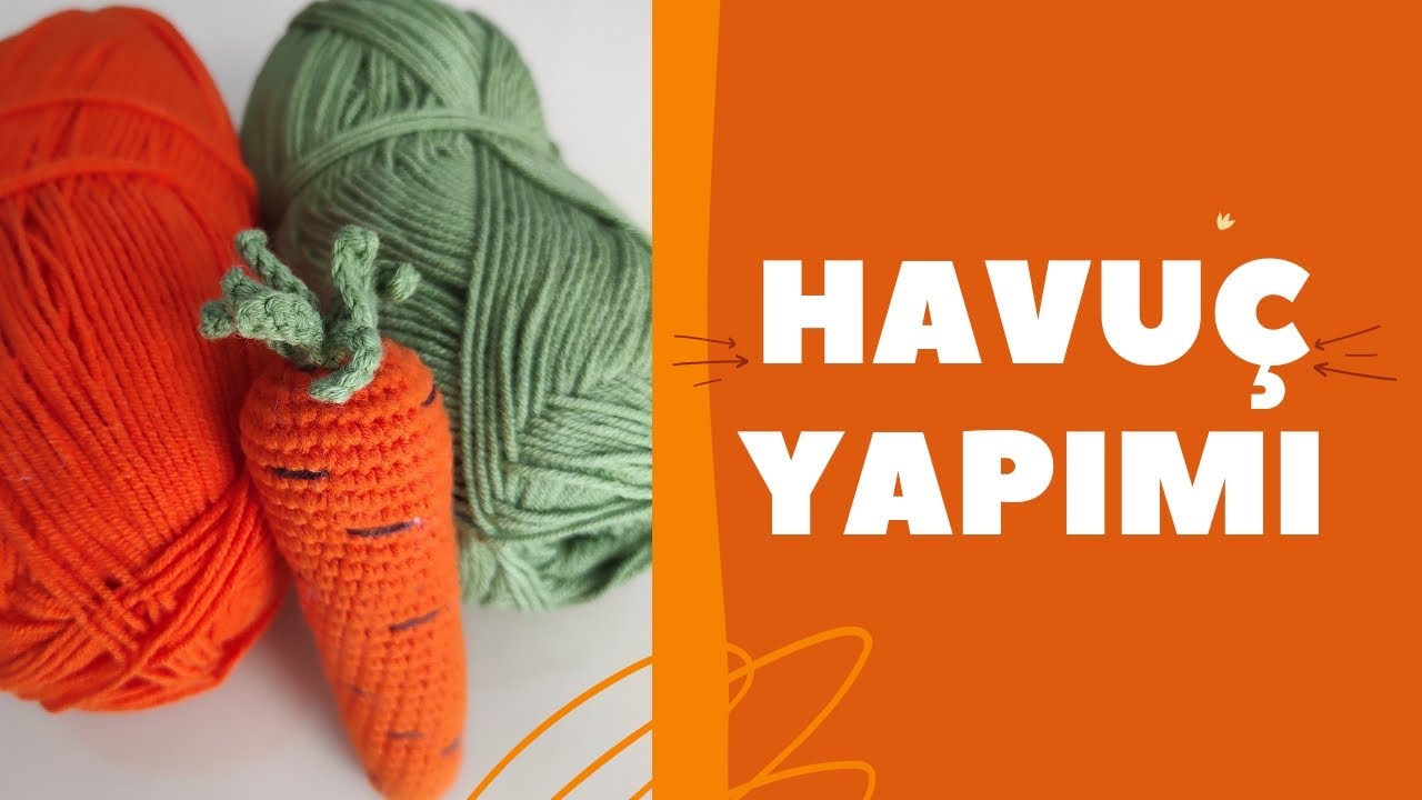 INCREDIBLE 😊 😊 MUY HERMOSA 😇 😇 AMİGURUMİ....MEYVELER---SEBZELER ....HAVUÇ YAPIMI