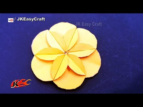 DIY Paper Flower making | How to make flower | JK Arts 260