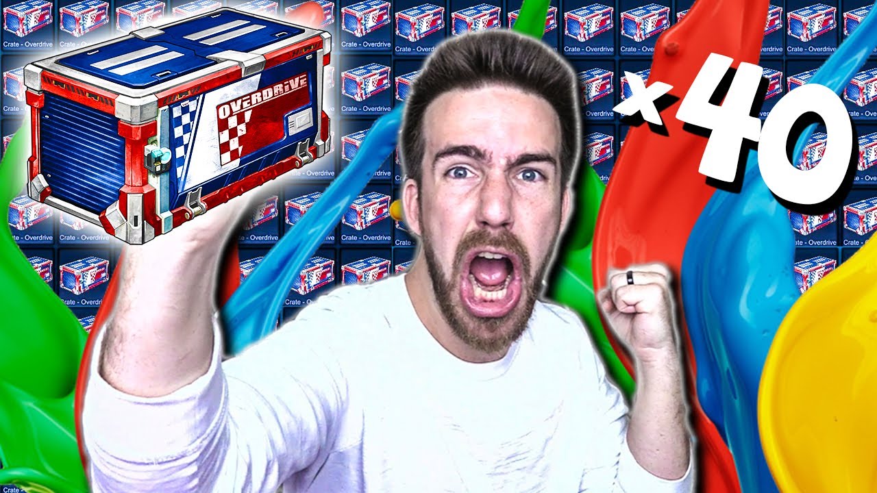 A VERY COLORFUL 40 OVERDRIVE CRATE OPENING!