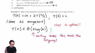 Divide and Conquer 22 - Closest Points, The Final Algorithm