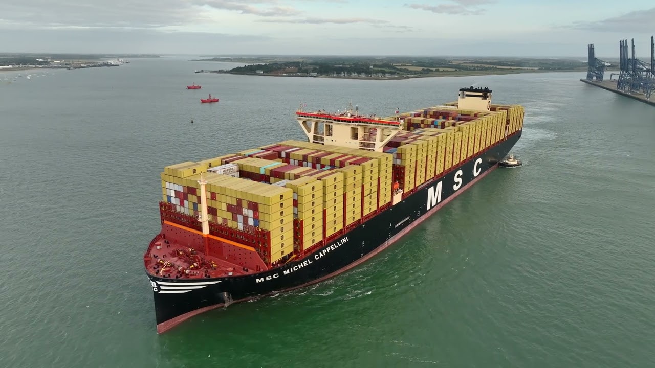 MSC MICHEL CAPPELLINI DEPARTURE  4K