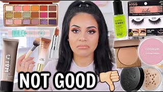 TESTING BRAND NEW MAKEUP: FULL FACE OF FIRST IMPRESSIONS *drugstore + high end* (this was so bad)