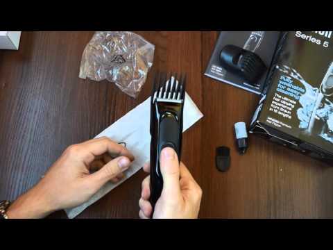 Unboxing and review hair clipper Braun HC5050