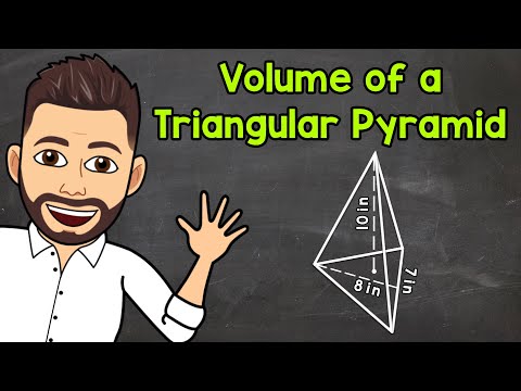 Video: Hur Man Hittar Volymen På En Vanlig Triangulär Pyramid