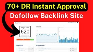 70+ DR Instant Approval Dofollow Backlink Site 2023 @Seosmartkey