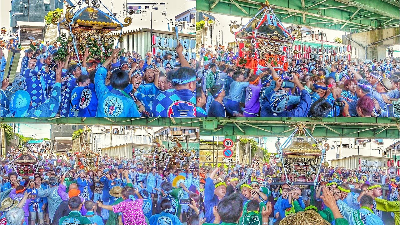 2025.7.20 大磯 高来神社 夏季例大祭【浜降り】神輿 甚句 神奈川県中郡 大磯町