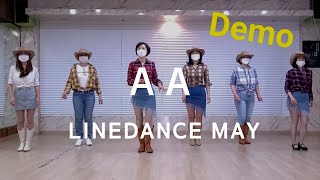 AA Line Dance (Beginner: Linda Scott)- Demo