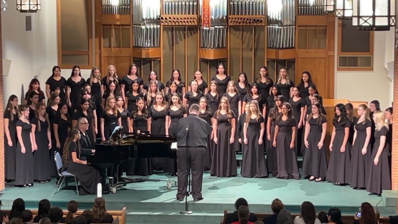 John Burroughs HS, Sound Sensations Choir performing in the 2025 Fall Classical Concert￼. 11/15/25