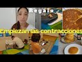 EMPEZARON LAS CONTRACCIONES😩|MI SUEGRA LLEGA CON UN REGALO🎁|ESTAMOS CERCA