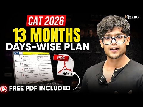 CAT 2026 – 1 Year Study Plan (Week by Week) | 99.57%iler Strategy ...