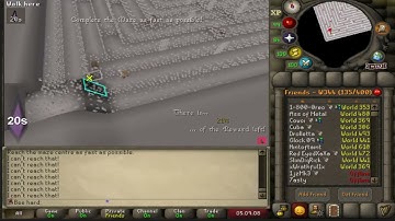 Random event glitch??? Maze (OSRS)