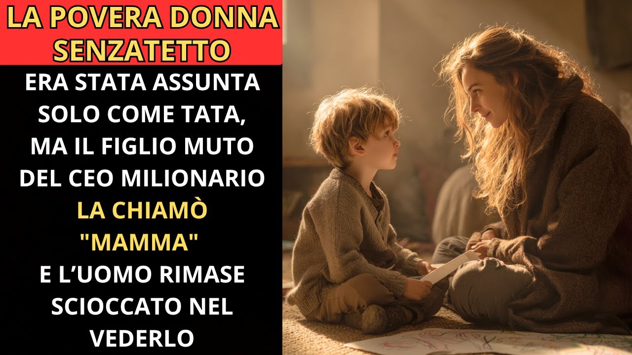 La povera SENZATETTO fu assunta solo come TATA, ma il figlio MUTO del ...