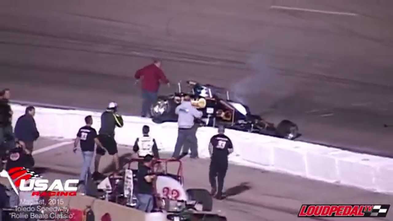 USAC Silver Crown Series at Toledo Speedway 5-1-15 "Rollie Beale Classic"