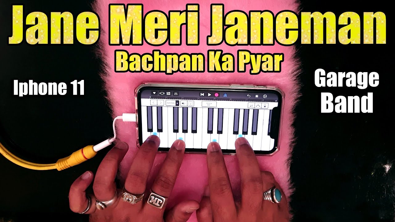 Jane Meri Janeman  Bachpan Ka Pyar  Iphone 11  Garage Band  Mobile Drumming  Janny Dholi