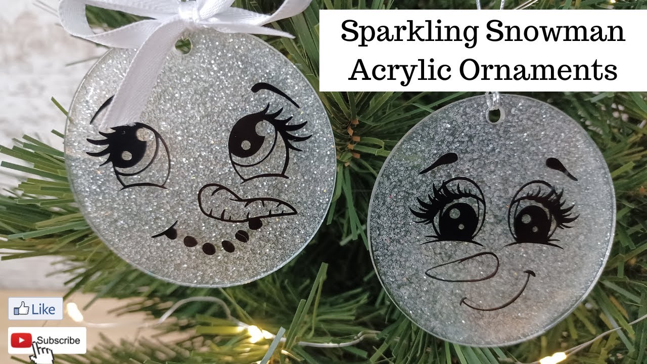 How to Engrave Acrylic Ornaments on a Cricut Maker 