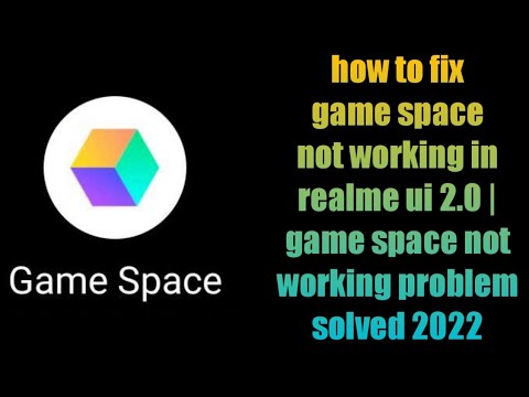 why does game space(games app) decrease performance... how to fix game space not working in realme ui 2.0 | game space not ...