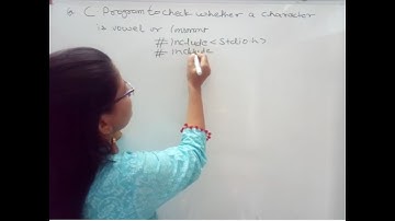 C Program to check whether character is  Vowel or Consonant  Lec-15|C Programming Tutorial in Hindi