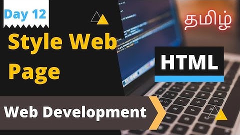 How to use Style in HTML | Web Development (Tamil) | Coding | Coding Awareness