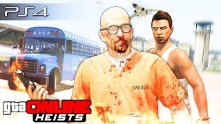 картинка: GTA 5 Online (Heists) - ПОБЕГ ИЗ ТЮРЬМЫ! #101  [ЭПИК!]