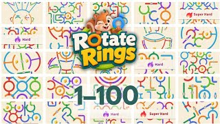 Rotate Rings All Levels 1-100 | Full Gameplay & Solutions | Puzzle Game screenshot 4