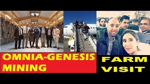 Omnia Genesis Mining | Mining Farm Visit August 2017 Full Video | Omnia Proof