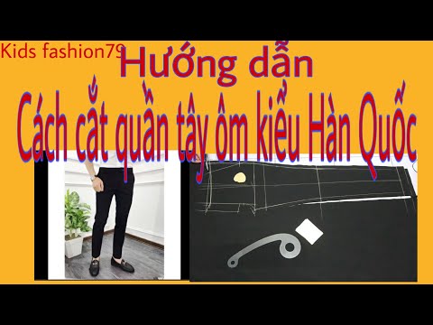 cách cắt quần tây nam