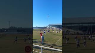 OMS Football In Mason , Pass from Hud to Michael