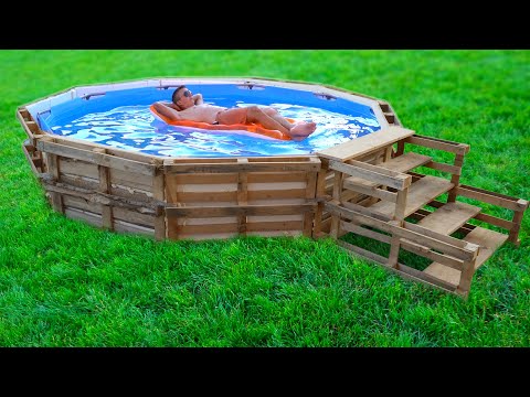 Homemade POOL From PALLET !?